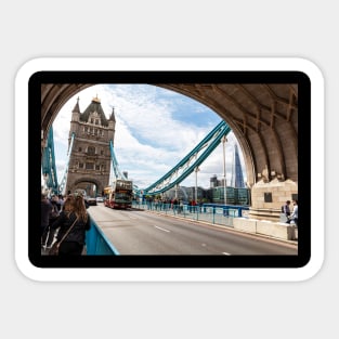 London Tower Bridge And The Shard Sticker